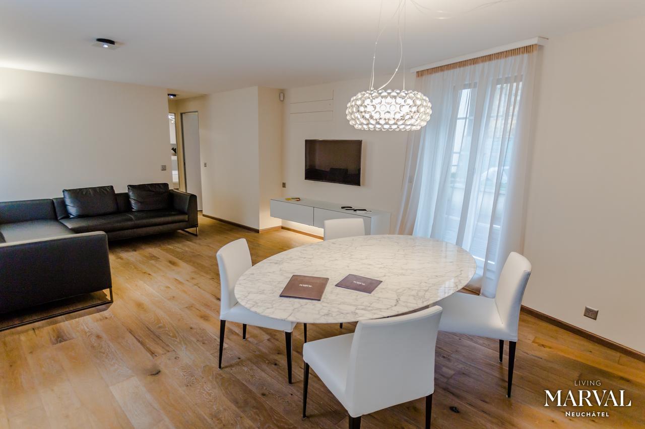 Les Galeries Marval Aparthotel Neuchâtel Eksteriør bilde